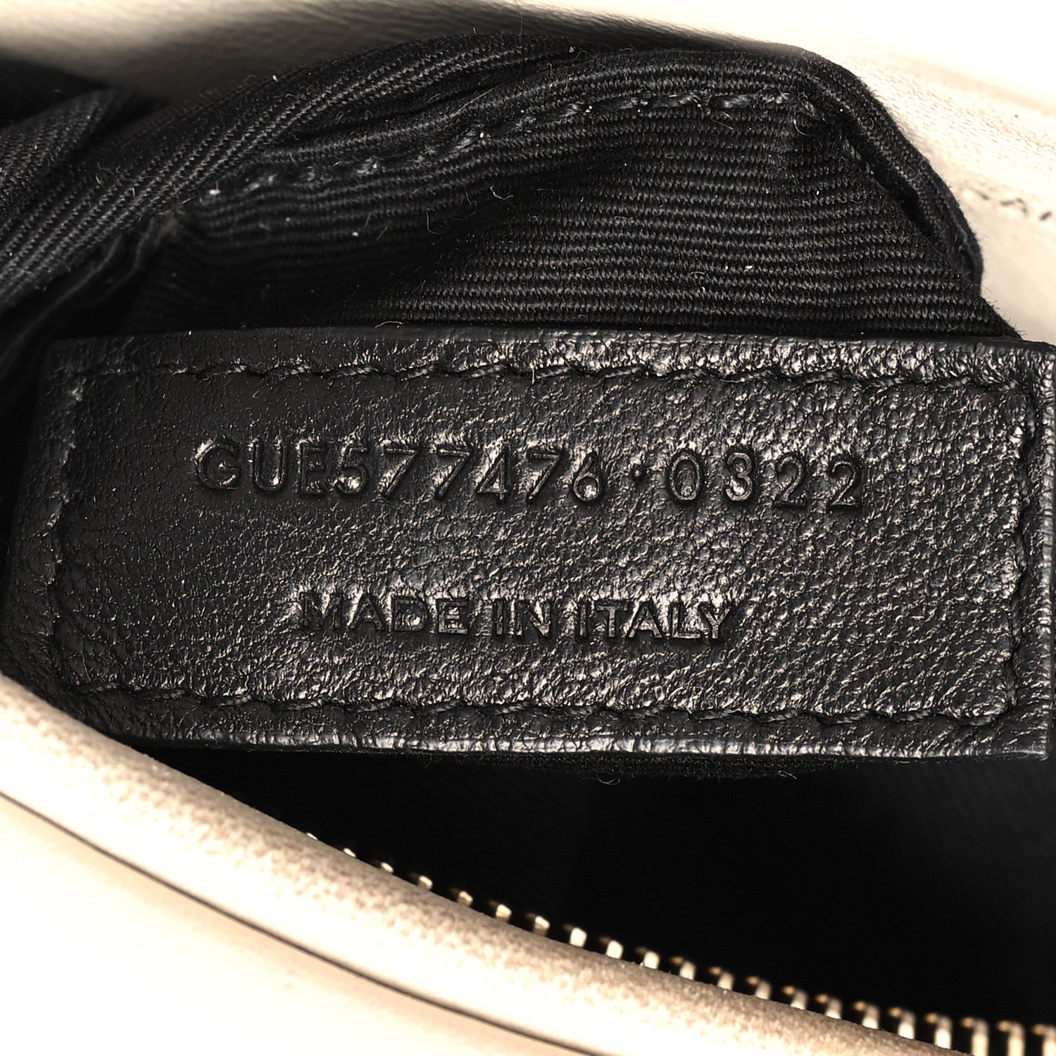 Saint Laurent Lambskin Quilted Small Loulou Puffer Monogram Chain Satchel Blanc Vintage 7 of 16