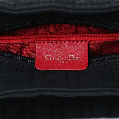 Christian Dior Nylon Cannage Medium Lady Dior Black 6 of 12