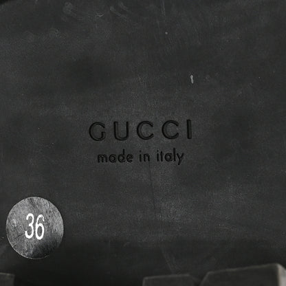 Gucci Cordovan Lux Nappa GG Matelasse Lace Up 60mm Combat Boots 36 Dark Hazel Brown 7 of 9