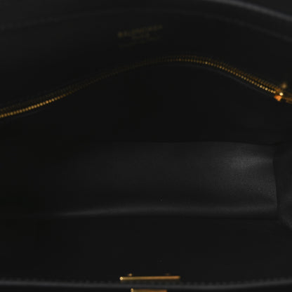 Balenciaga Grained Calfskin Small Rodeo Top Handle Handbag Black 5 of 10