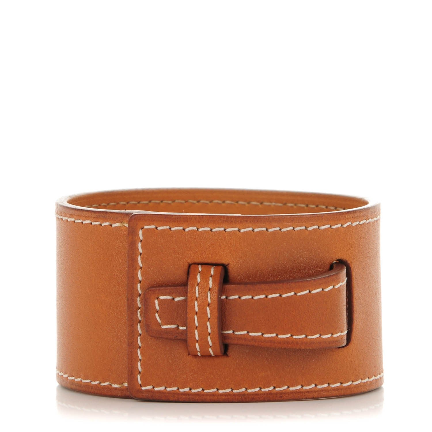 Hermes Barenia Elise Cuff S Fauve 1 of 6