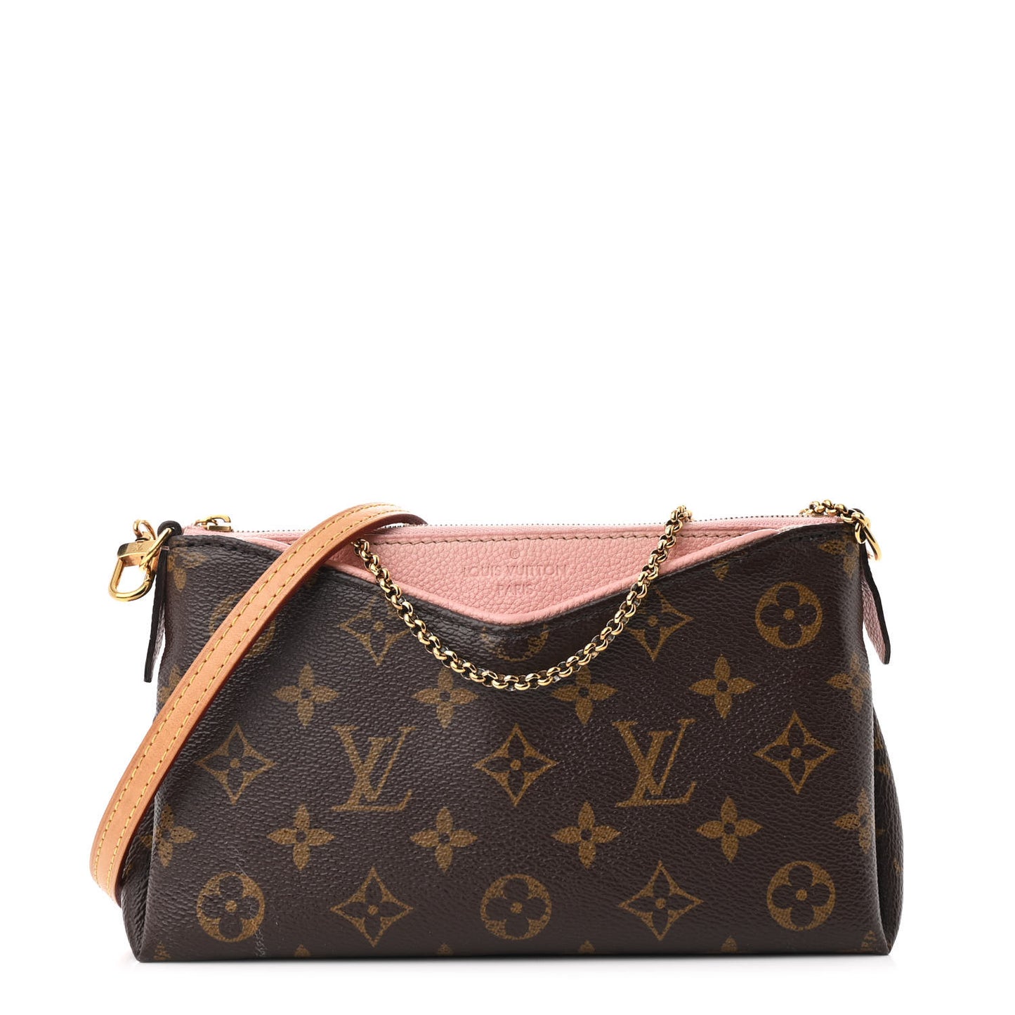 Monogram Pallas Clutch Rose Poudre