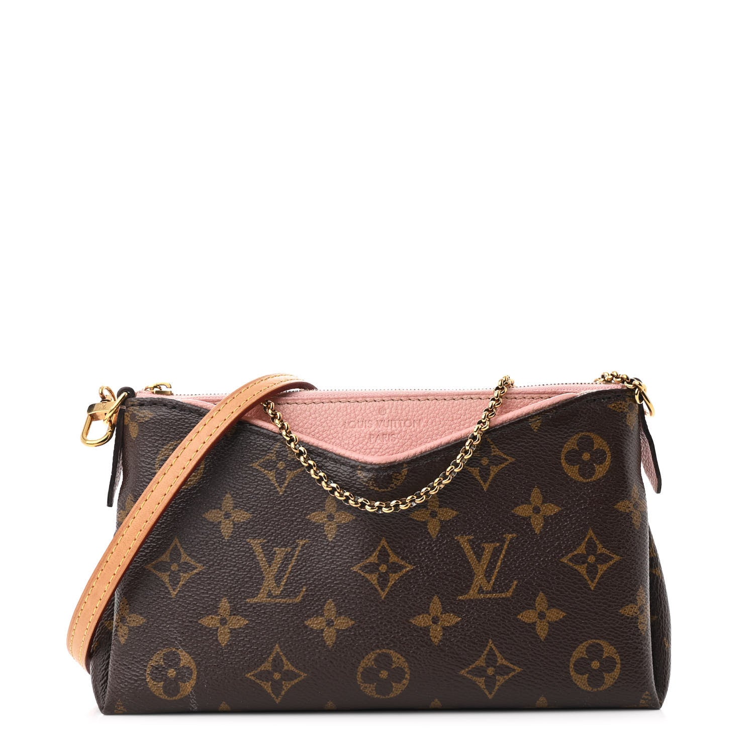 Louis Vuitton Monogram Pallas Clutch Rose Poudre 1 of 11