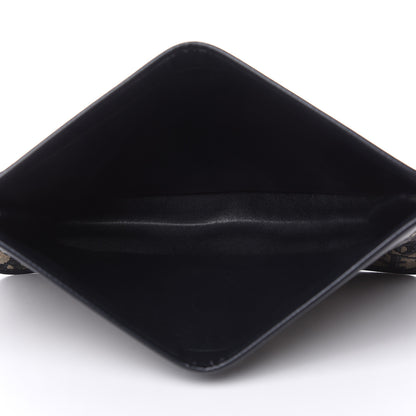 Christian Dior Monogram Pouch Clutch Blue 5 of 12
