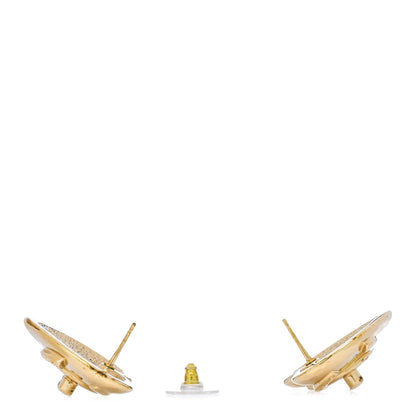 Chanel Metal CC Heart Turnlock Earrings Gold 3 of 6