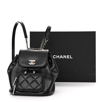 Chanel Caviar Quilted Mini Business Affinity Backpack Black 11 of 11