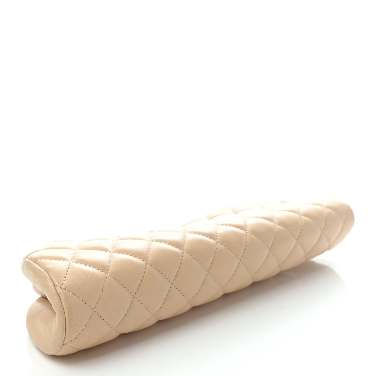 Chanel Lambskin Quilted Timeless Clutch Beige Clair 4 of 7