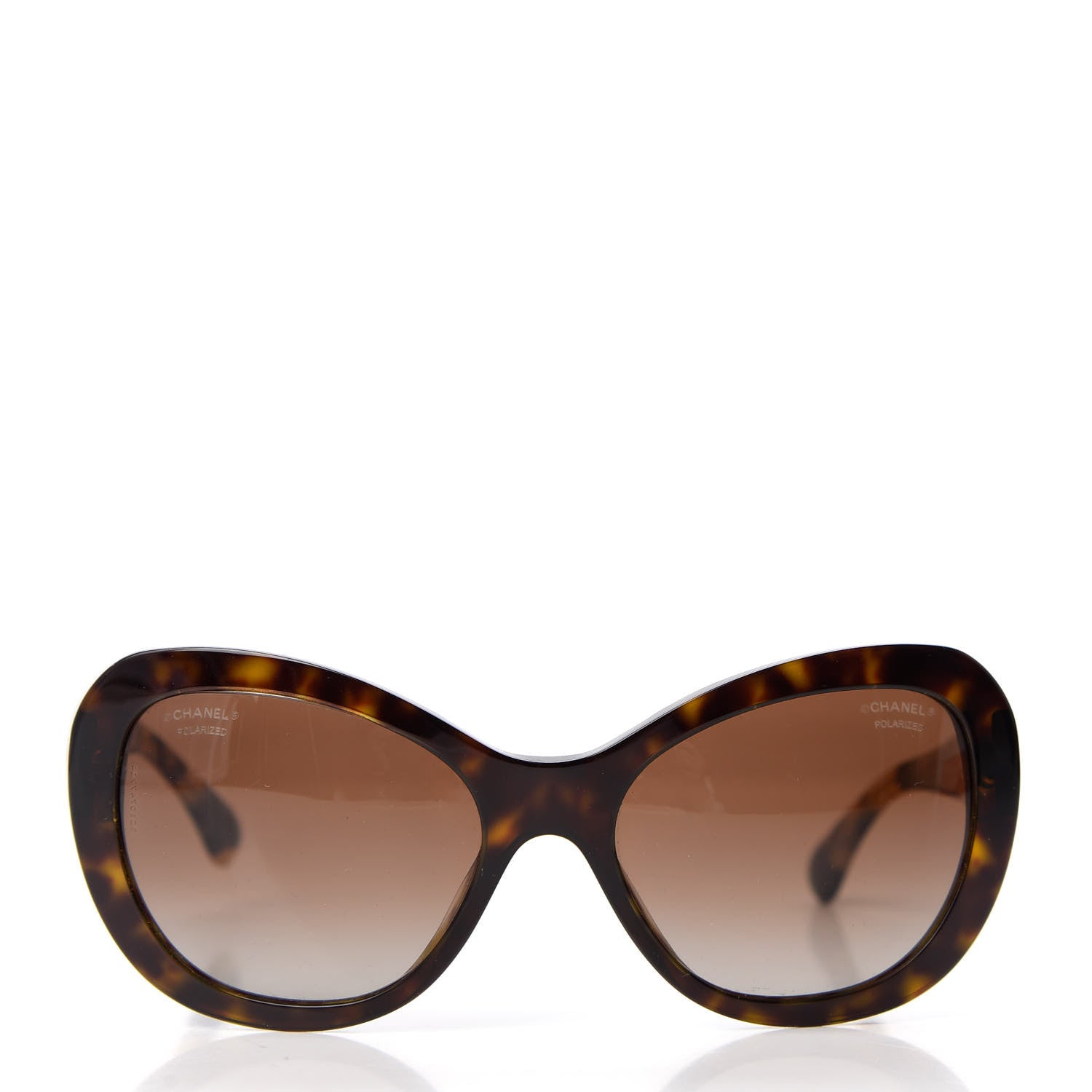 Chanel Acetate Polarized Cat Eye Sunglasses 5321 Tortoise 2 of 8