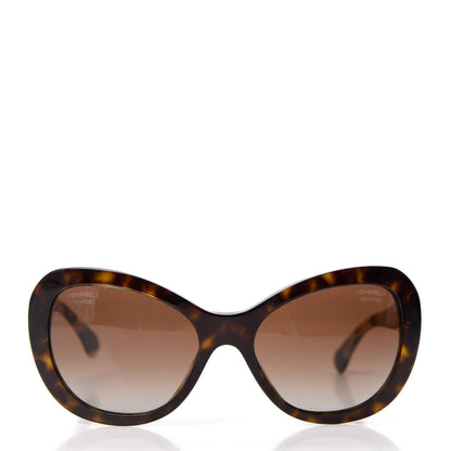 Chanel Acetate Polarized Cat Eye Sunglasses 5321 Tortoise 2 of 8
