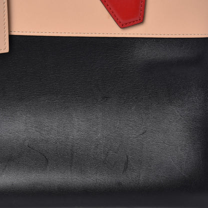 Louis Vuitton Calfskin City Steamer MM Black Creme Bourgogne 11 of 20