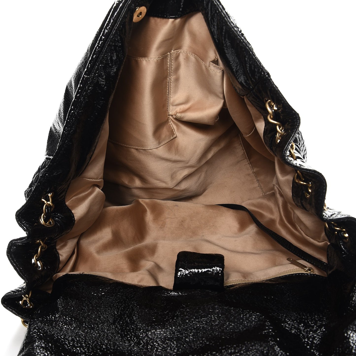 Vinyl XL Rock and Chain Flap Black