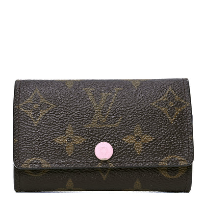 Louis Vuitton Monogram Multicles 6 Key Holder Rose Ballerine 1 of 5