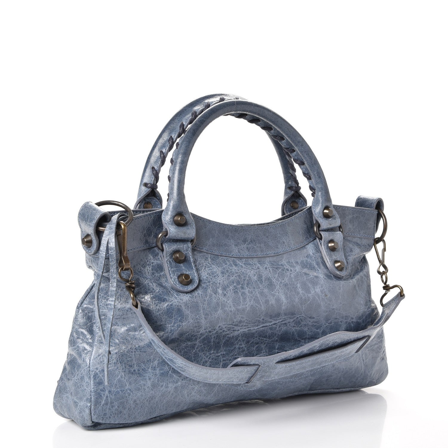 Balenciaga Chevre Classic Hardware First Bleu Glacier 4 of 8