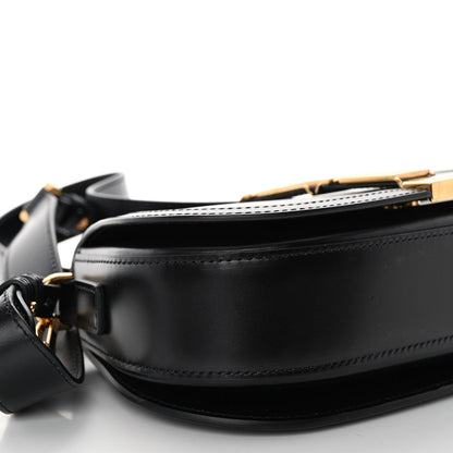 Versace Calfskin Medium Greca Goddess Shoulder Bag Black 8 of 9