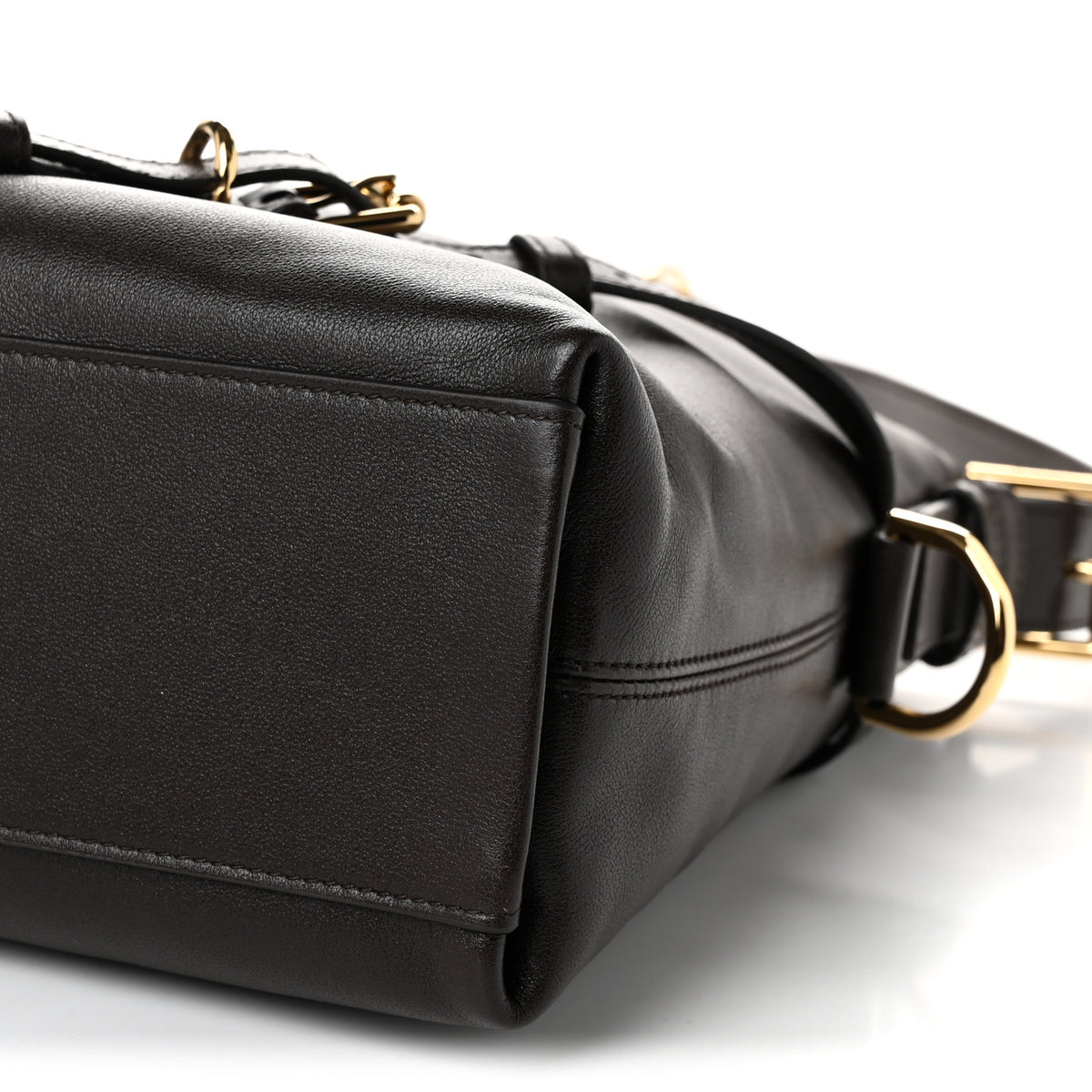 Calfskin Medium Voyou Bag Chocolate