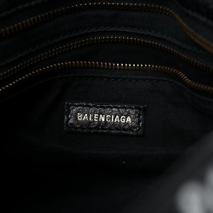 Balenciaga Agneau Classic Hardware Graffiti All Over S City Black 6 of 11