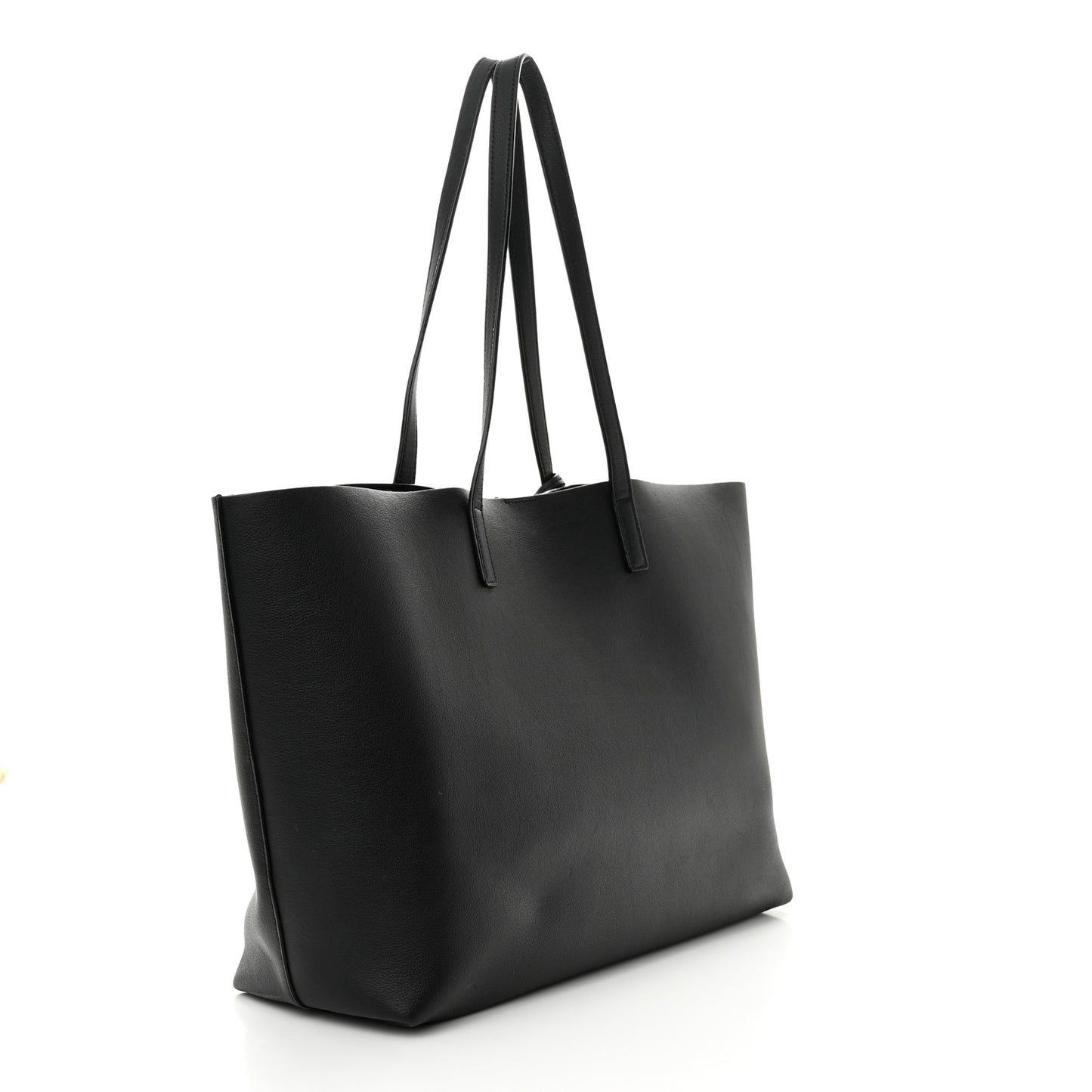 Calfskin Large Shopping Tote Black