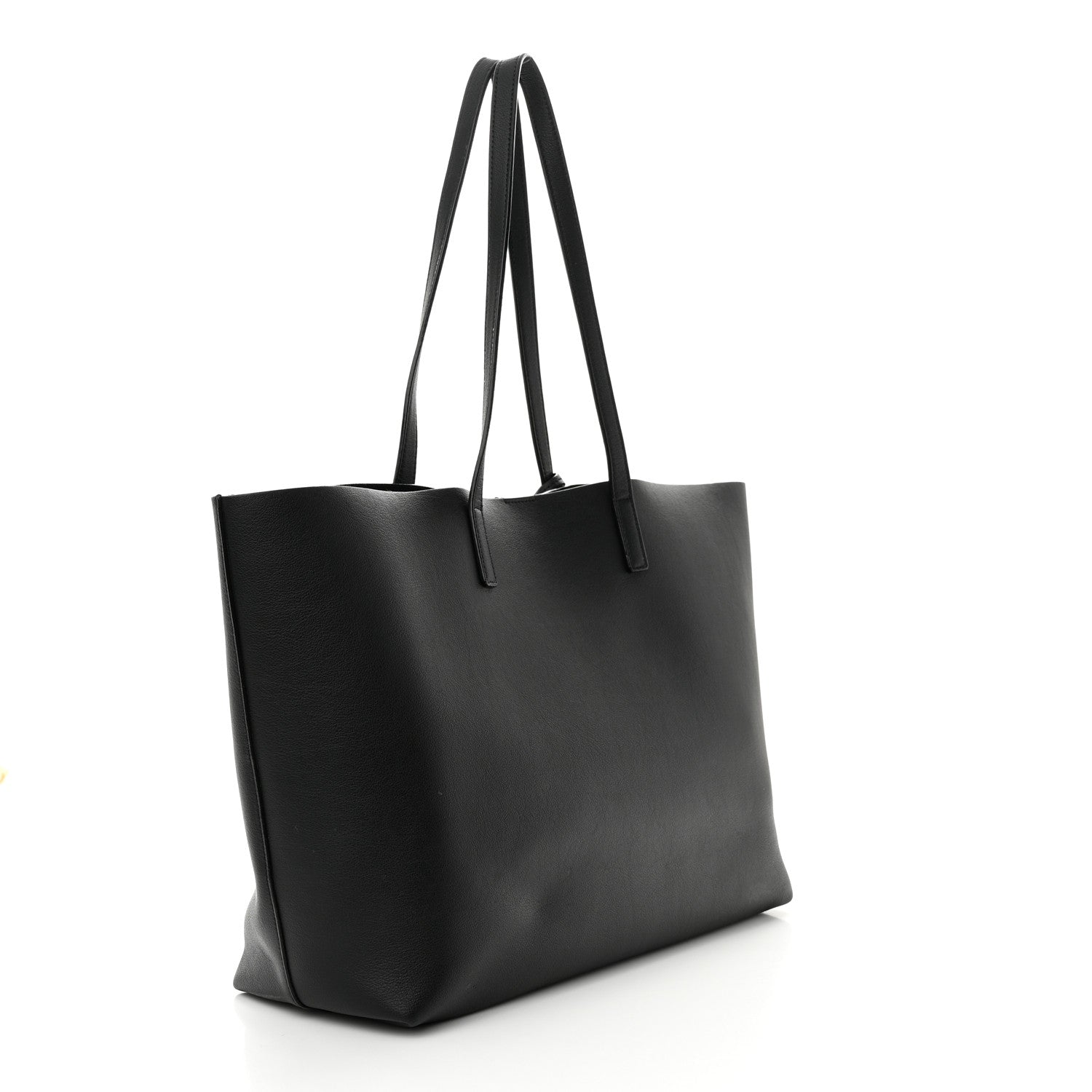 Saint Laurent Calfskin Large Shopping Tote Black 3 of 10
