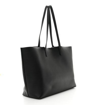 Saint Laurent Calfskin Large Shopping Tote Black 3 of 10