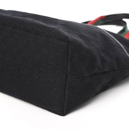 Gucci Monogram Web Large Diaper Tote Black 9 of 10