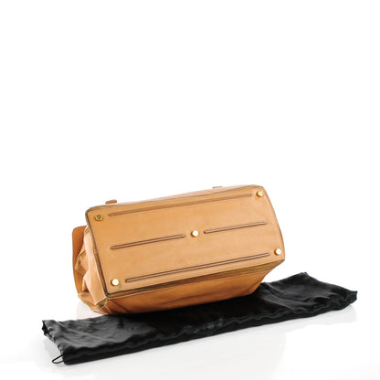 Saint Laurent Calfskin Suede Large Muse Two Camel 5 of 9