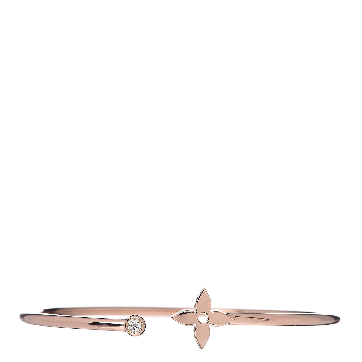 18K Pink Gold Diamond Idylle Blossom Twist Bracelet