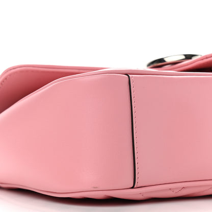 Gucci Calfskin Matelasse Small GG Marmont Shoulder Bag Wild Rose 8 of 9
