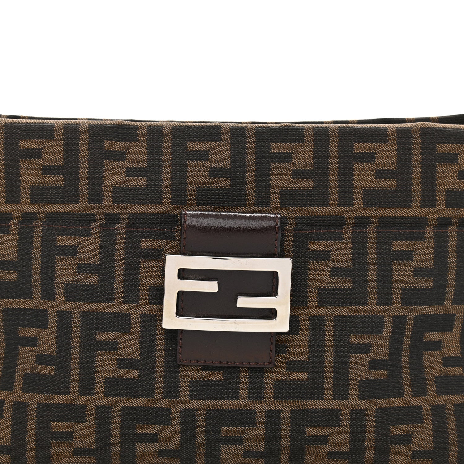 Fendi Zucca Shoulder Bag Tobacco 7 of 9