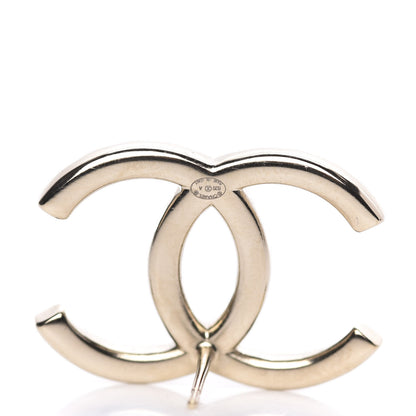 Chanel Baguette Crystal High Society CC Earrings Gold 4 of 5