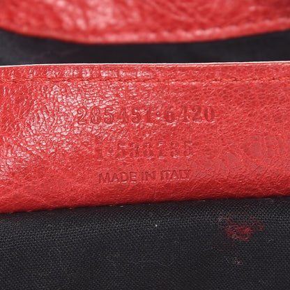 Balenciaga Agneau Giant 12 Silver Hardware Work Rouge Cardinal 7 of 20