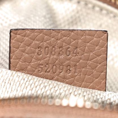 Gucci Pebbled Calfskin Small Soho Disco Bag Camelia 7 of 13