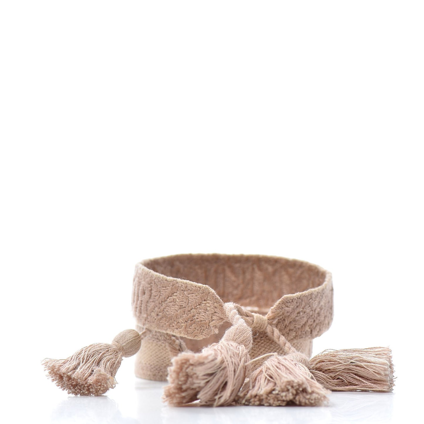 Woven Cotton J'Adior Friendship Bracelet Set Pink