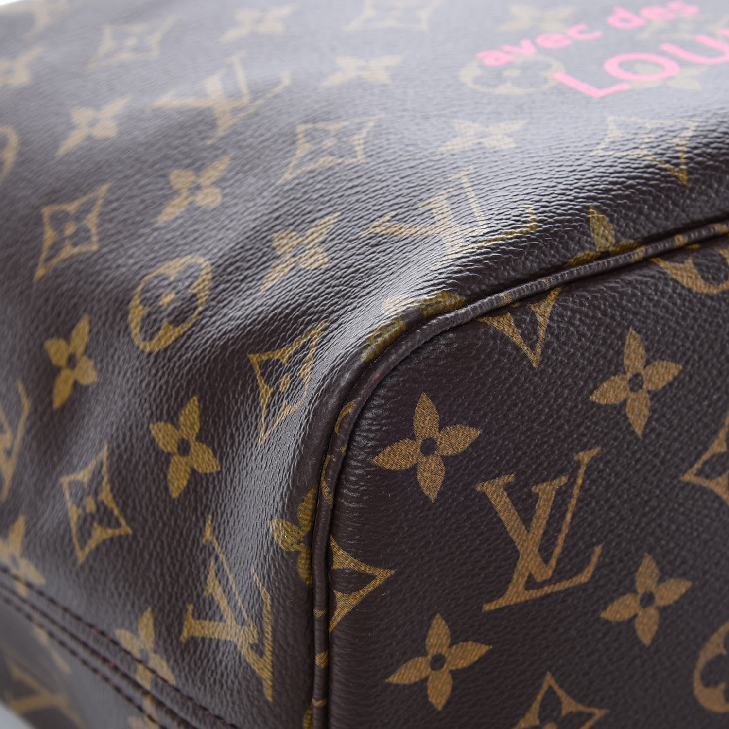 Louis Vuitton Monogram V Neverfull MM Grenade 11 of 14
