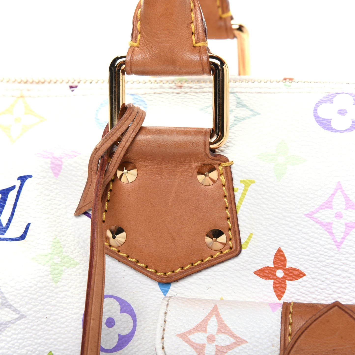 Monogram Multicolor Speedy 30 White