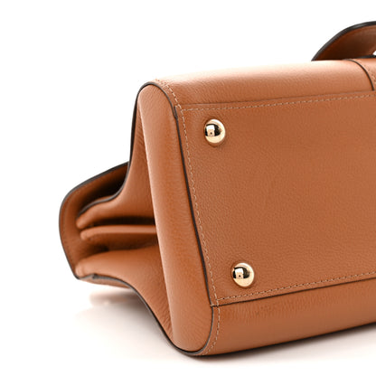 Delvaux Calfskin Mini Brillant East West Satchel Natural 9 of 11