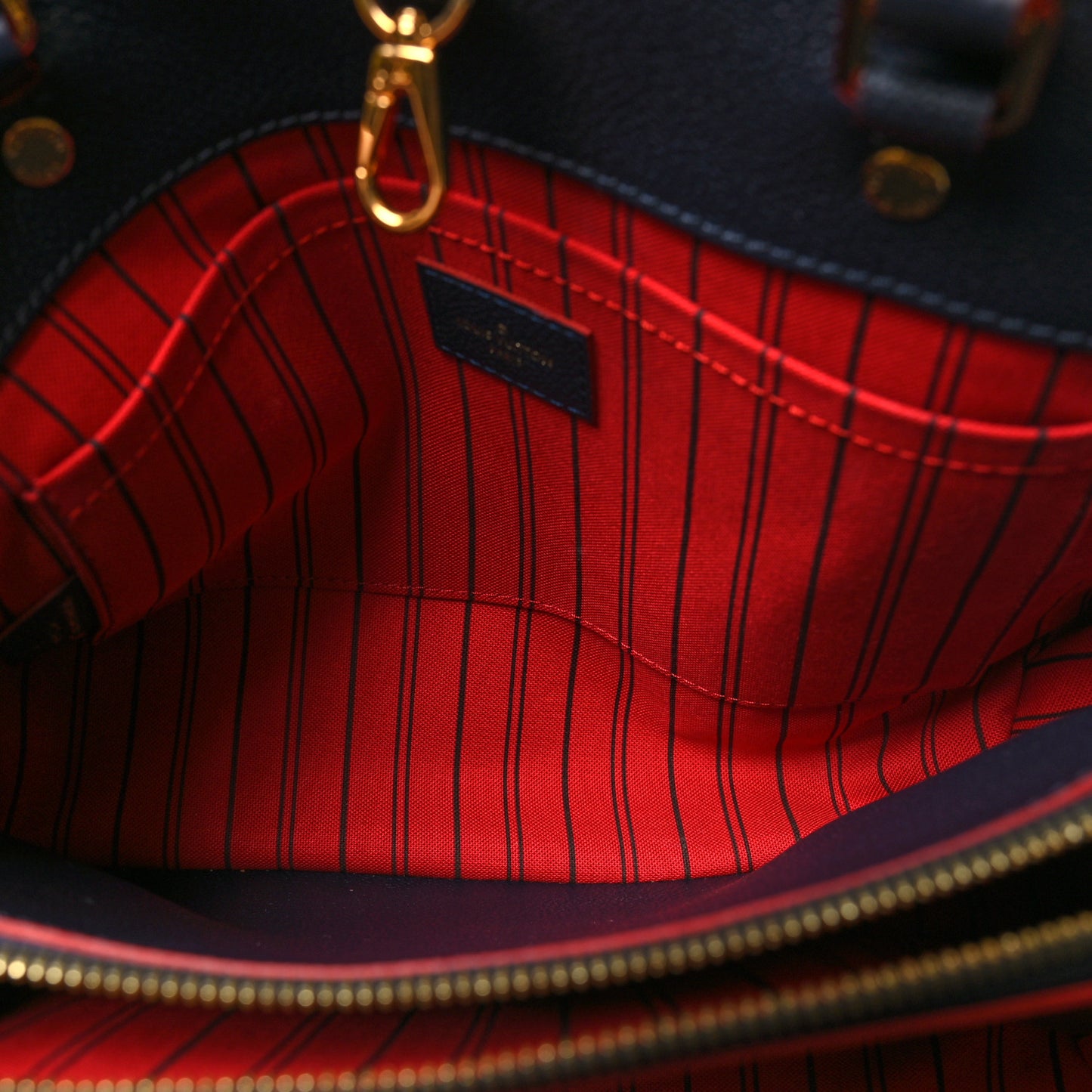 Empreinte Montaigne MM Marine Rouge