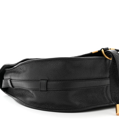 Chloe Calfskin Medium Marcie Round Crossbody Bag Black 10 of 11
