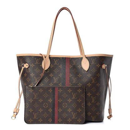 Louis Vuitton Monogram My LV Heritage Neverfull MM Bordeaux Black 1 of 11