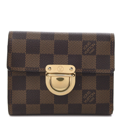 Louis Vuitton Damier Ebene Koala Compact Wallet 1 of 9