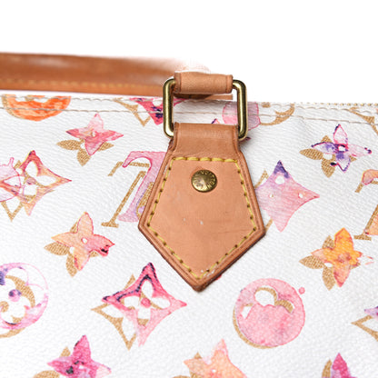 Louis Vuitton Watercolor Aquarelle Speedy 35 White 14 of 19