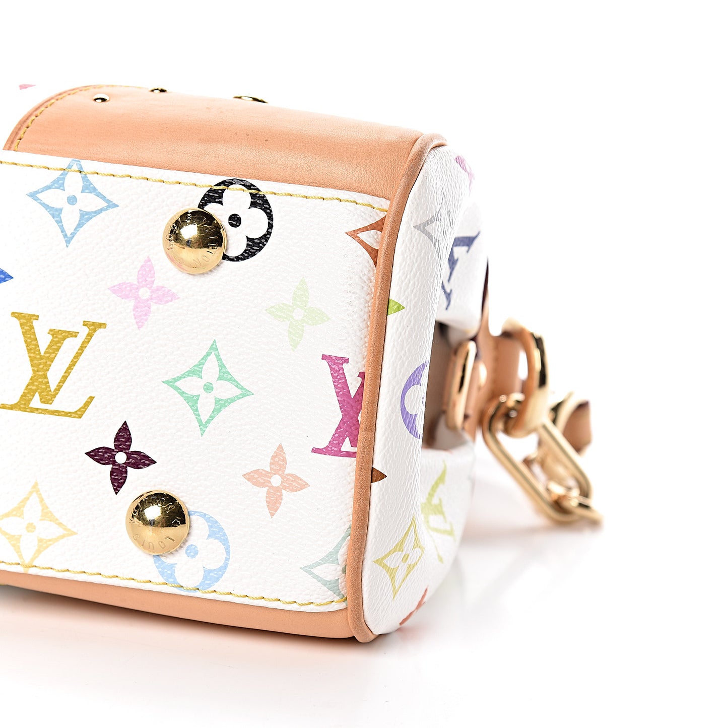 Monogram Multicolor Beverly MM White