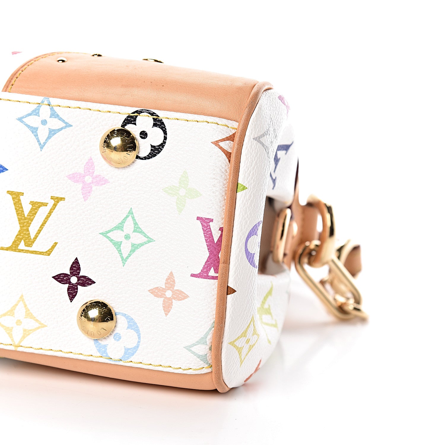 Louis Vuitton Monogram Multicolor Beverly MM White 9 of 11