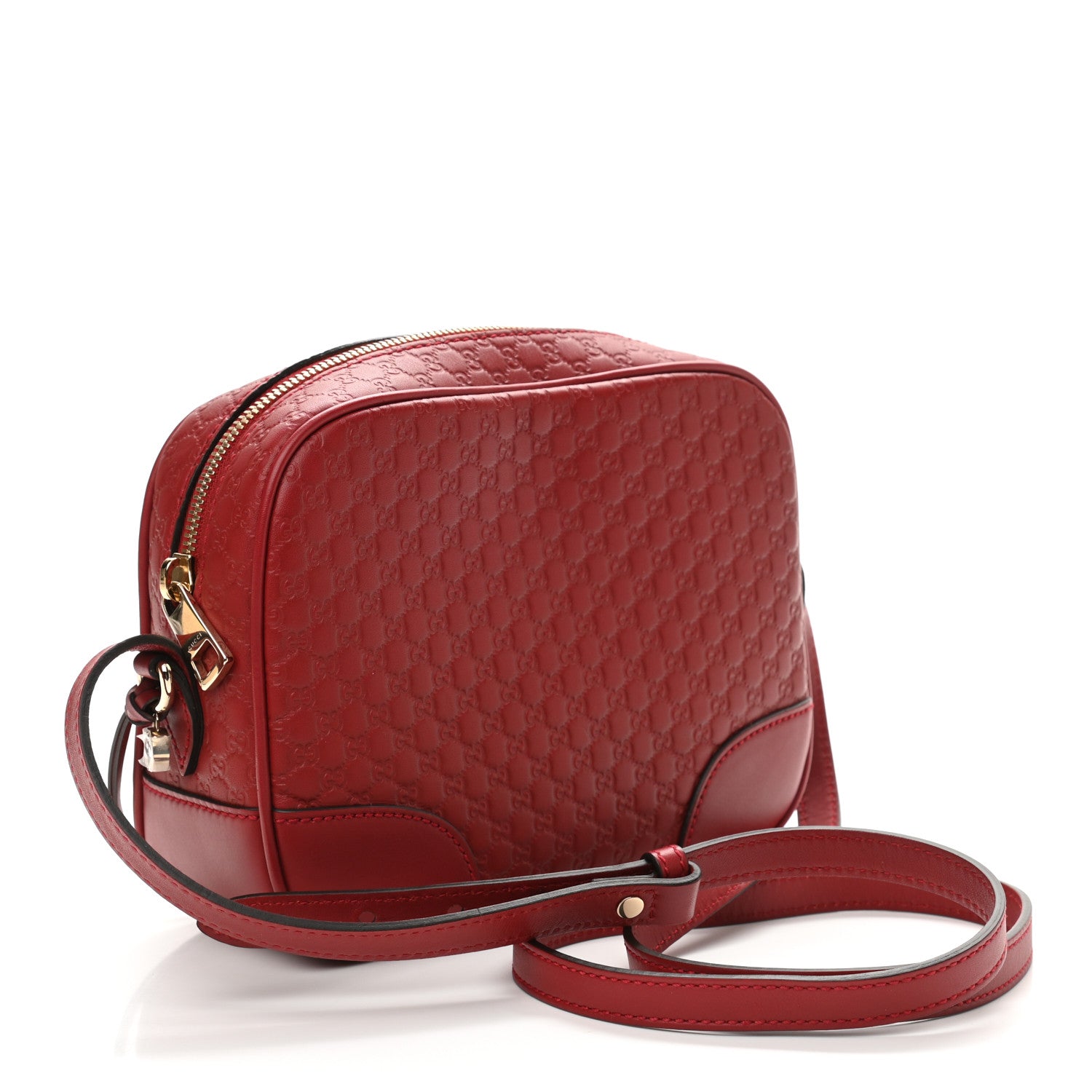Gucci Microguccissima Mini Bree Messenger Bag Red 3 of 10