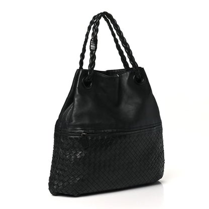 Bottega Veneta Nappa Intrecciato Julie Tote Black 3 of 10