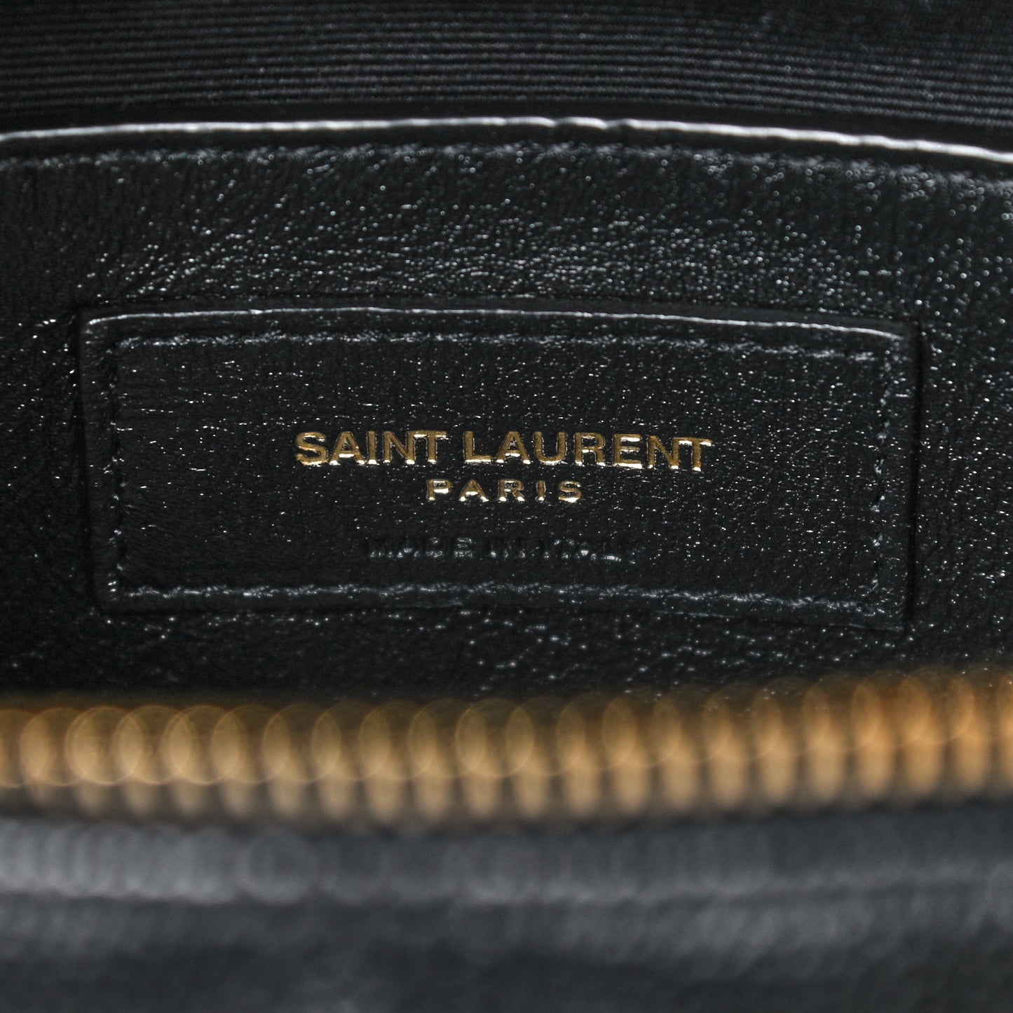 Grain de Poudre Quilted 80's Vanity Bag Black