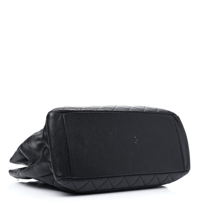 Chanel Caviar Quilted Grand Shopping Tote GST Black 4 of 28