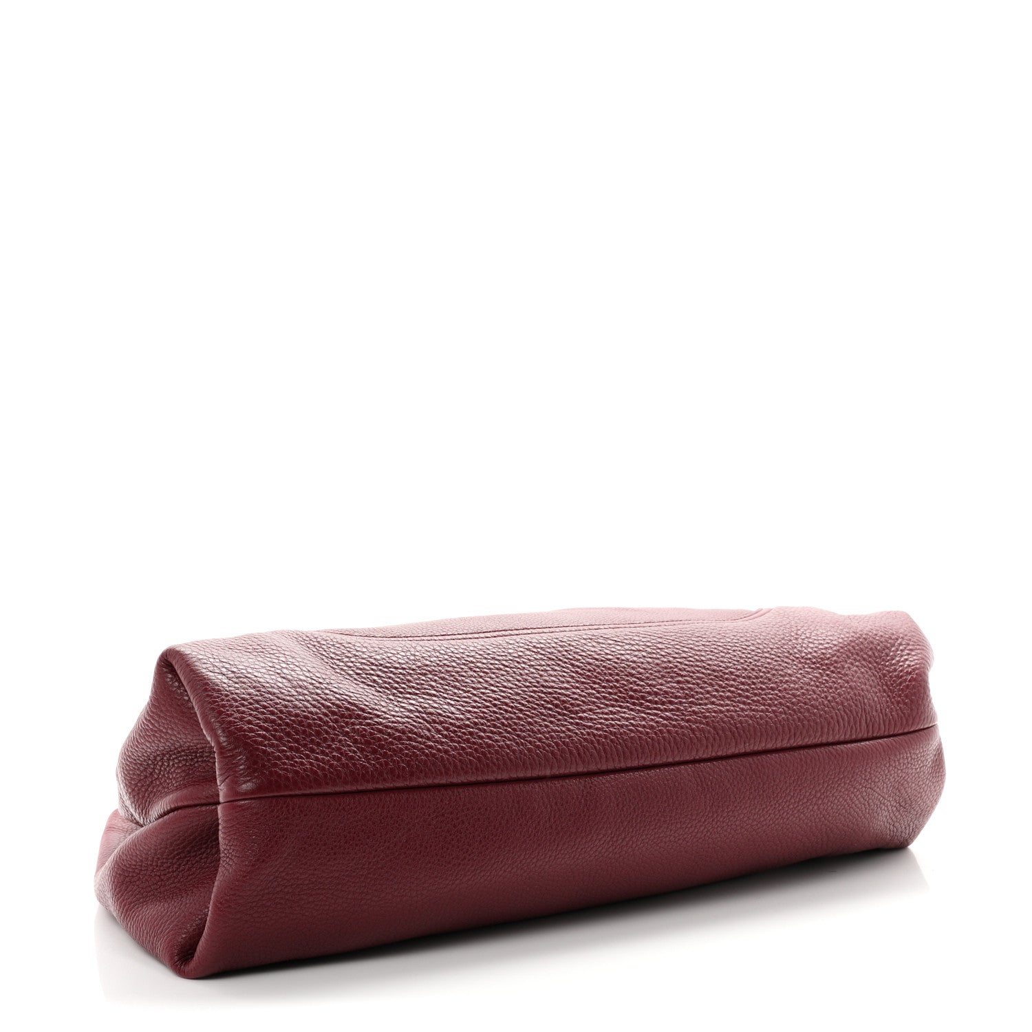 Gucci Grained Calfskin Softbit Maxi Shoulder Bag Rosso Ancora Red 5 of 11