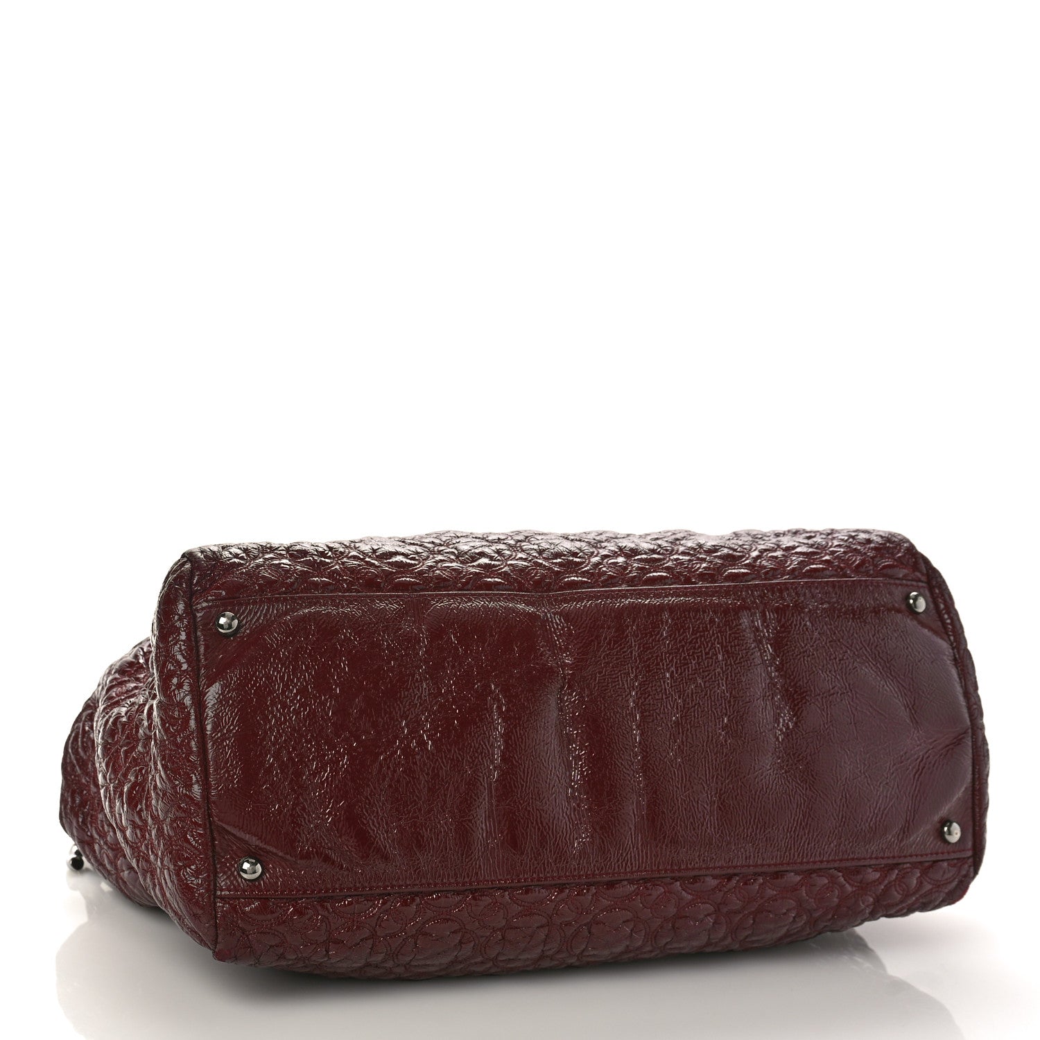 Chanel Vinyl Rock in Moscow Tote Bordeaux 4 of 11
