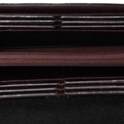 Chanel Caviar Quilted Large Gusset Flap Wallet Black 5 of 9
