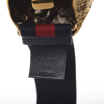 Gucci Web Feline Buckle Belt 70 28 Blue Red 3 of 3